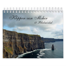 Calendário Klippen von Moher 12 Blickwinkel