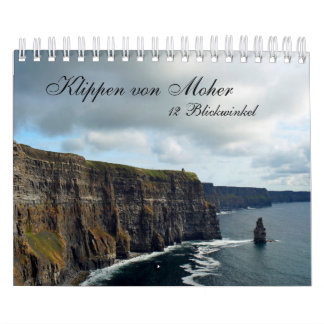 Calendário Klippen von Moher   12 Blickwinkel