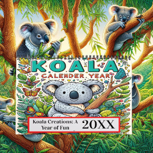 Calendário Koala Wonders: Um Ano de Diversão 2025/2026 Calend