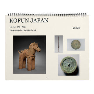 Calendário Kofun Japão ca. 250–592 d.C. 12 Obras de Arte 2027