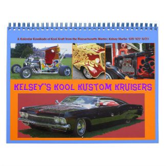 Calendário Kool Kustom Kruisers 2012 de Kelsey