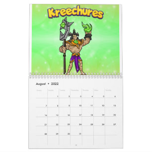 Calendário Kreechures-Deck 2