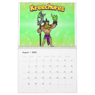 Calendário Kreechures-Deck 2