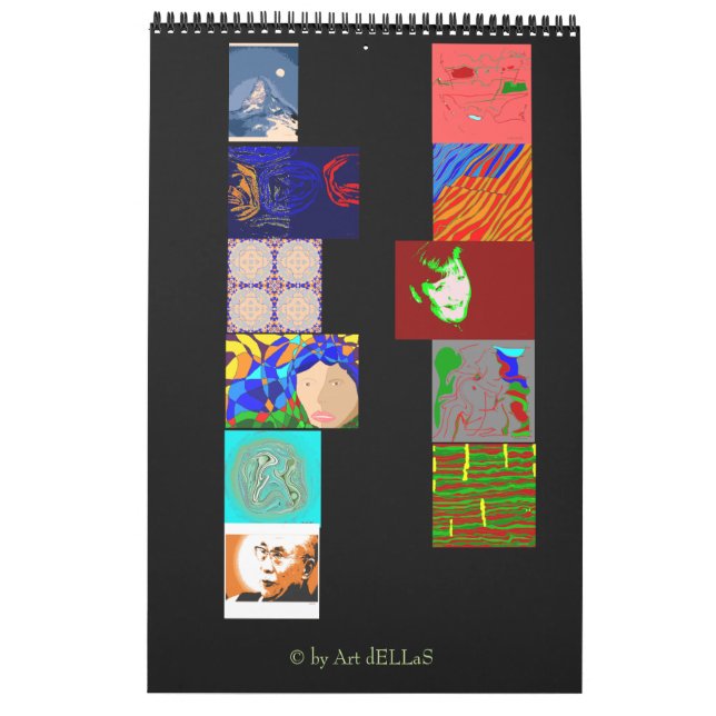 Calendário Kunstkalender (Verso)