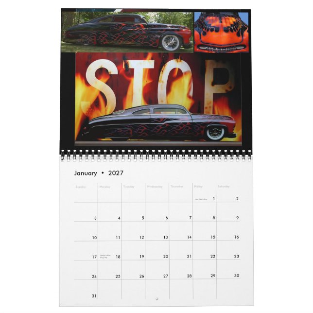 Calendário Kustoms, de Kelsey, 2014 (Jan 2027)