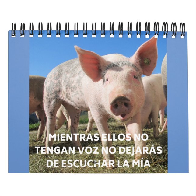 Calendário La voz de los animales | Voz dos animais (Capa)