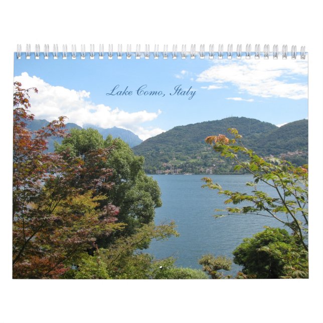 Calendário Lago Como, Itália Calendar (Capa)