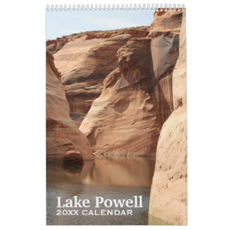 Calendário Lago Powell Viagem Fotografia Souvenir