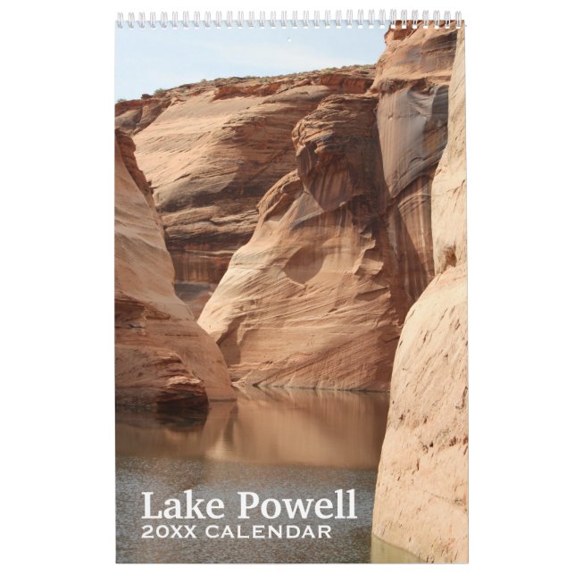 Calendário Lago Powell Viagem Fotografia Souvenir (Capa)