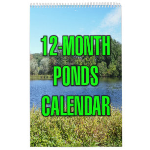 Calendário Lagoas de 12 Meses