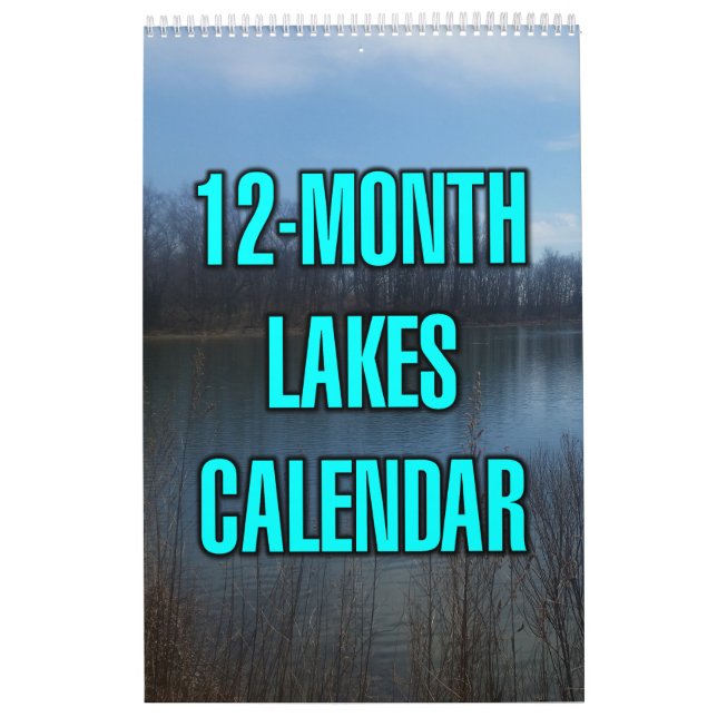 Calendário Lagos de 12 Meses (Capa)