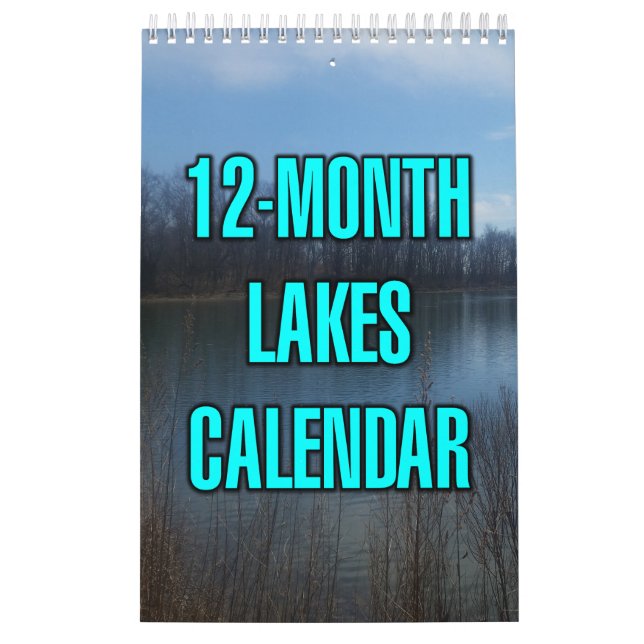 Calendário Lagos de 12 Meses (Capa)