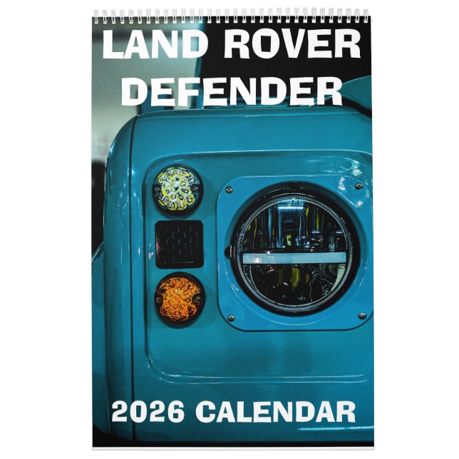 CALENDÁRIO LAND ROVER DEFENDER, AVENTURA REE, PRESENTE OFF-RO (Capa)