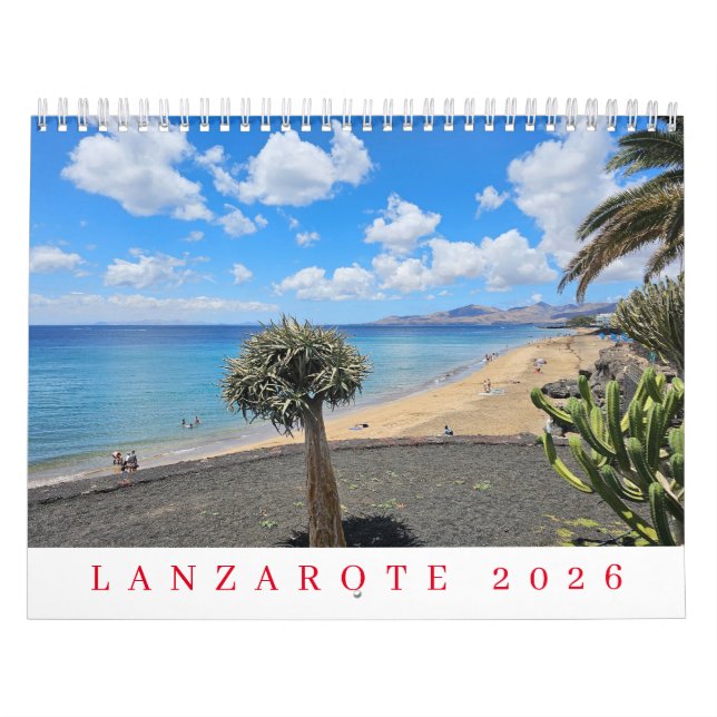 Calendário Lanzarote 2026 (Capa)