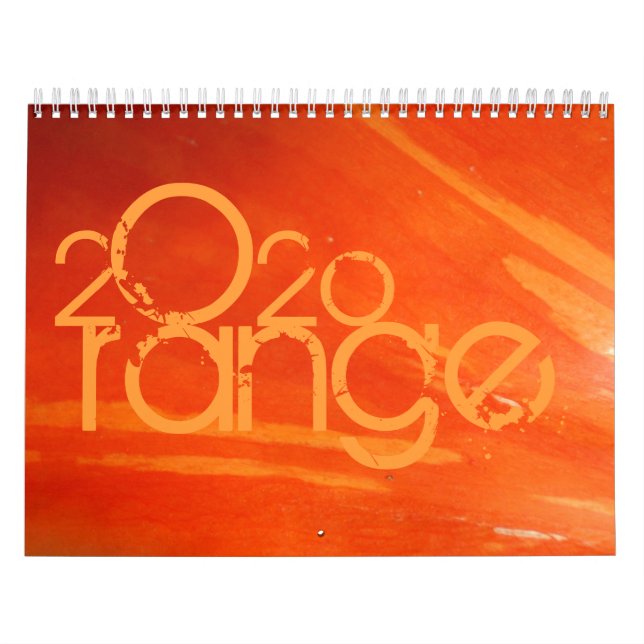 Calendário Laranja 2020 - (Capa)