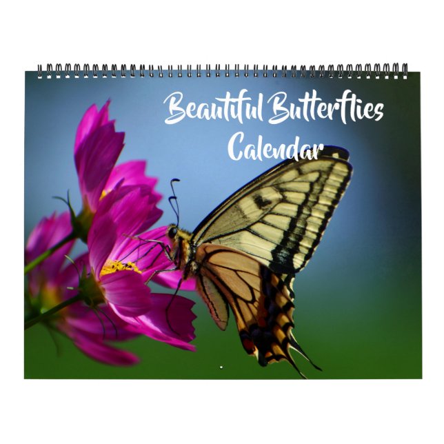 Calendário Large Size Beautiful Butterflies Calendar (Capa)