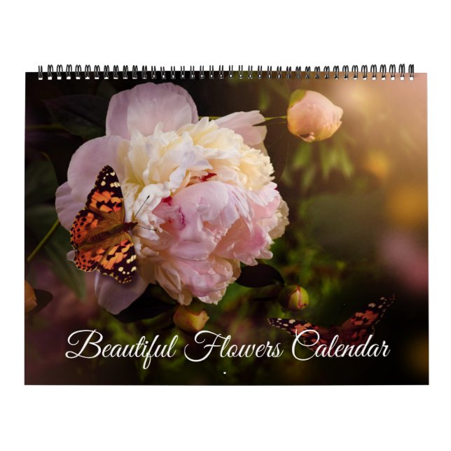 Calendário Large Size Beautiful Flowers Calendar (Capa)