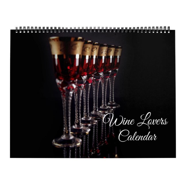 Calendário Large Size Wine Lovers Calendar (Capa)
