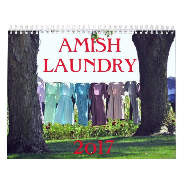 CALENDÁRIO LAVANDERIA 2017 DE AMISH (Capa)
