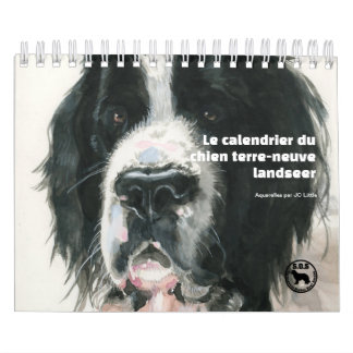 Calendário Le chien terre-neuve landseer