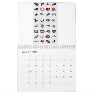 Calendário LEGAL CALENDER da NFL