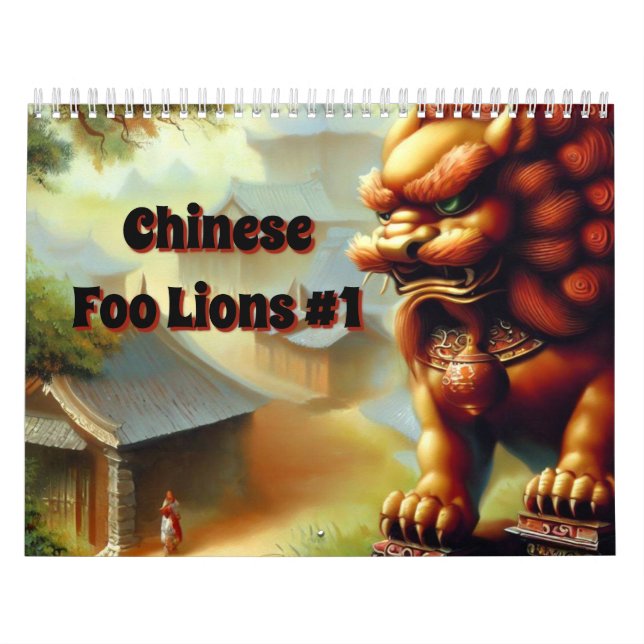 Calendário Leões Foo Chineses #1 (Capa)
