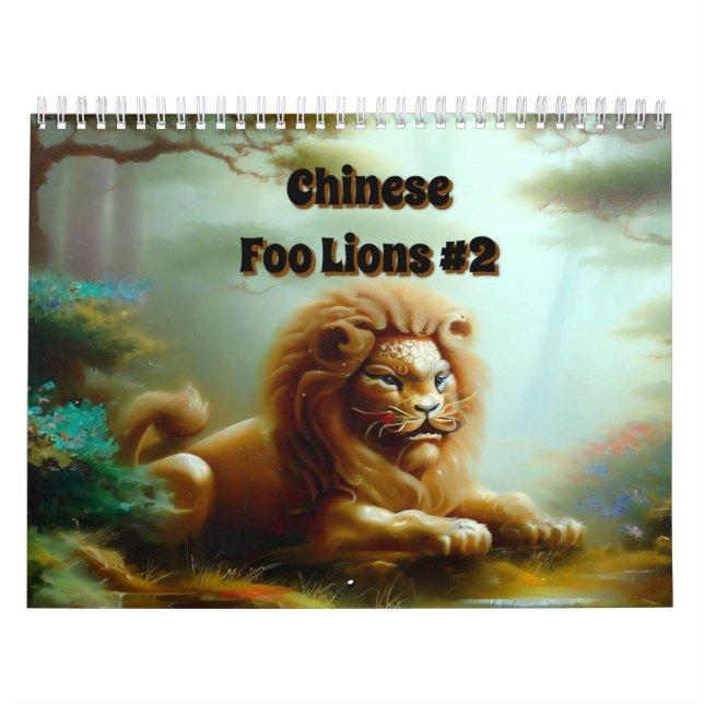 Calendário Leões Foo Chineses #2 (Capa)