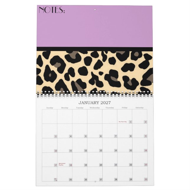 Calendário Leopardo (Jan 2027)