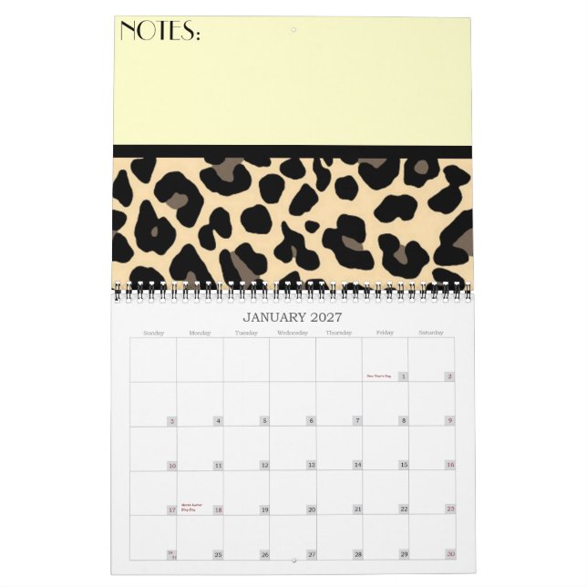 Calendário Leopardo (Jan 2027)