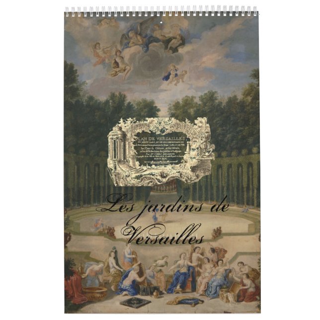 Calendário Les jardins de Versailles - Gardens of Versailles (Capa)