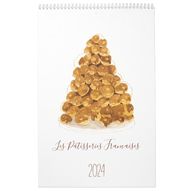 Calendário Les Pâtisseries Françaises (Capa)