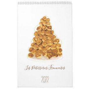 Calendário Les Pâtisseries Françaises