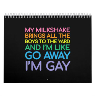 Calendário Lesbian flag gay pride Rainbow