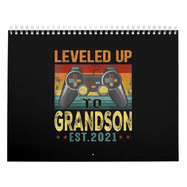 Calendário Levado Até Grandson 2021 Video Gamer (Capa)