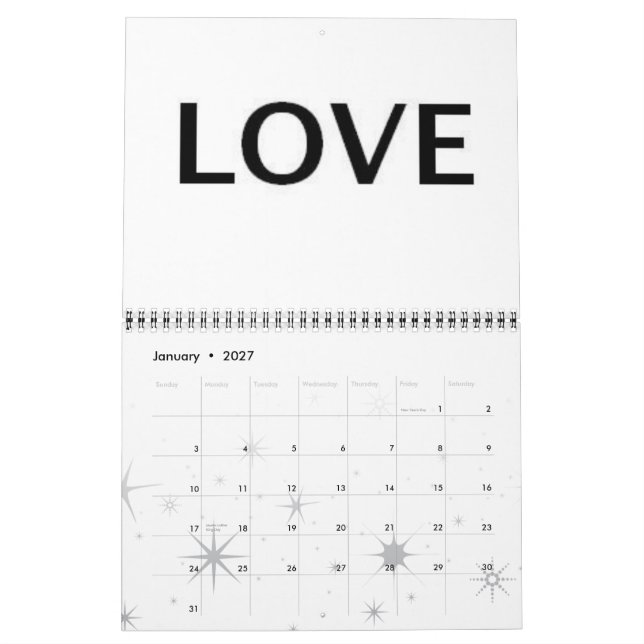 Calendário lição da vida (Jan 2027)