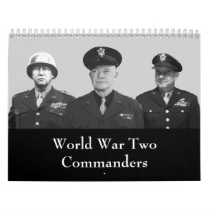 Calendário Líderes aliados de WW2