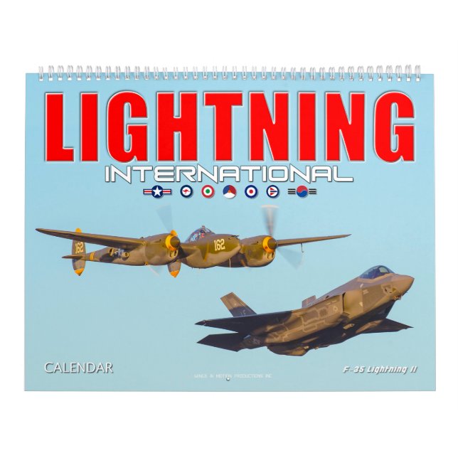 Calendário LIGHTNING INTERNATIONAL - F-35 Lightning II (Capa)