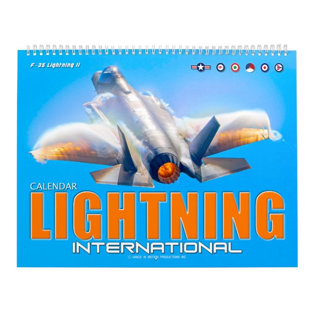 Calendário LIGHTNING INTERNATIONAL - F-35 Lightning II (Capa)