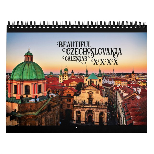Calendário Linda Checoslováquia Europa Eslava (Capa)