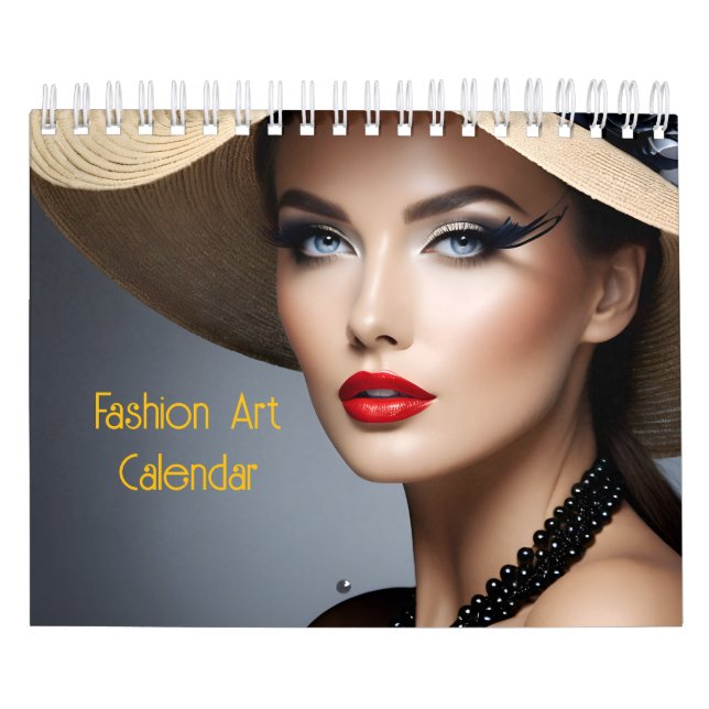 Calendário Linda moda mulher artCalendar (Capa)
