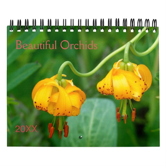 Calendário Linda Orquídea Fotografia (Capa)