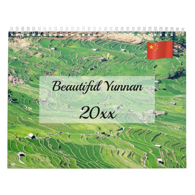 Calendário Linda Yunnan, China (Capa)