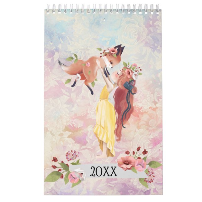 Calendário Lindas ilustrações personalizadas (Capa)