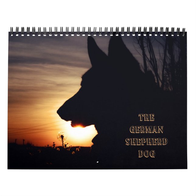 Calendário lindo do german shepherd (Capa)