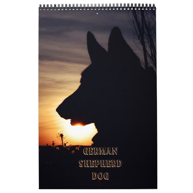 Calendário lindo do german shepherd (Capa)