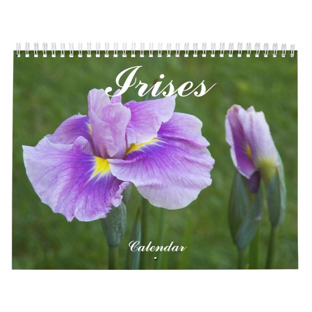 Calendário Lindos irrissos Fotografia Floral (Capa)