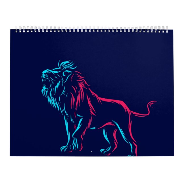 Calendário Lion pop art (Capa)