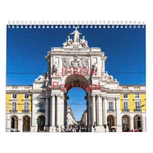 Calendário Lisboa Portugal
