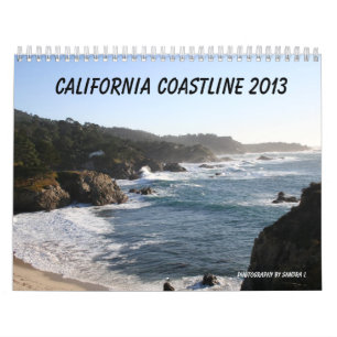 Calendário Litoral 2013 de Califórnia