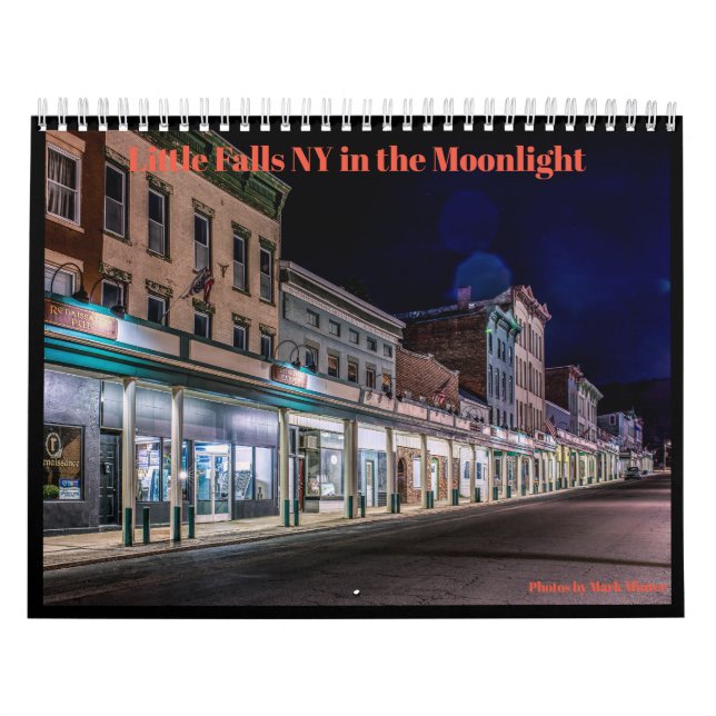 Calendário Little Falls in the Moonlight (Capa)